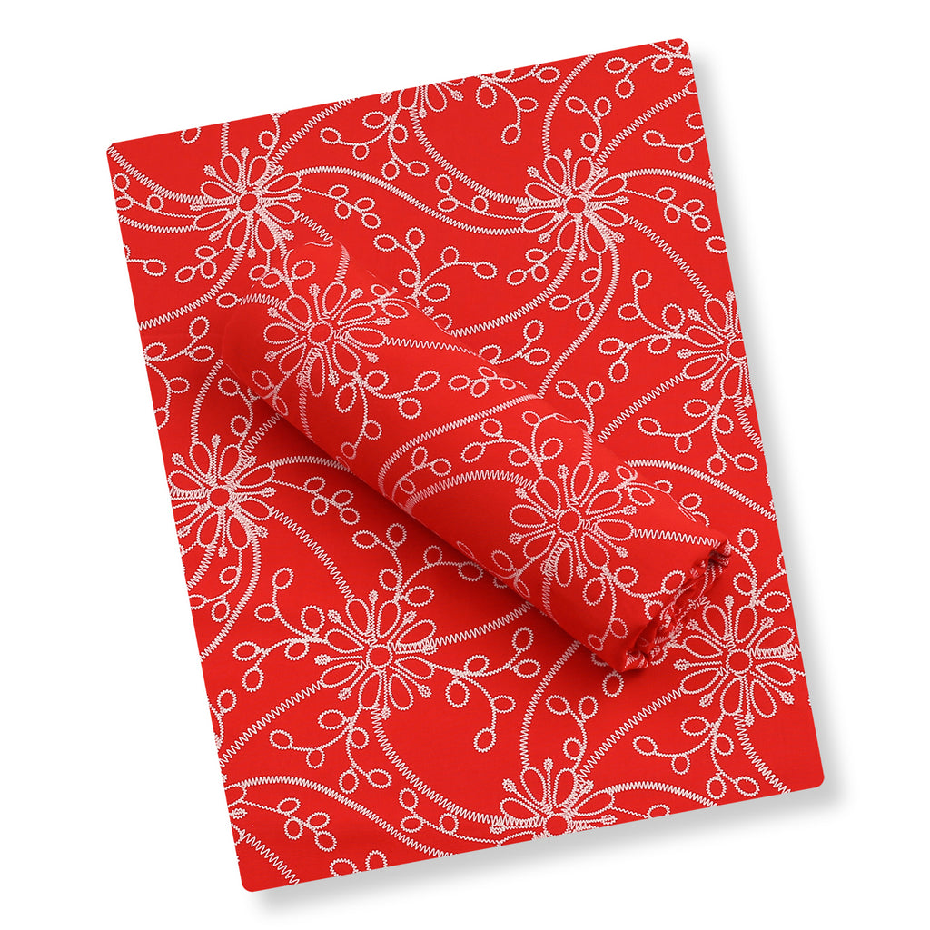 Rosso Flora Linen 2pc