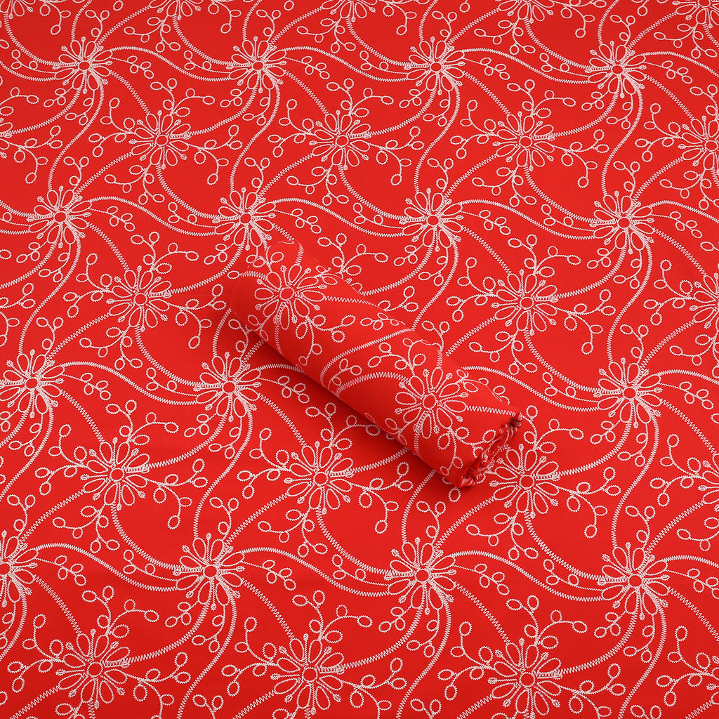 Rosso Flora Linen 2pc