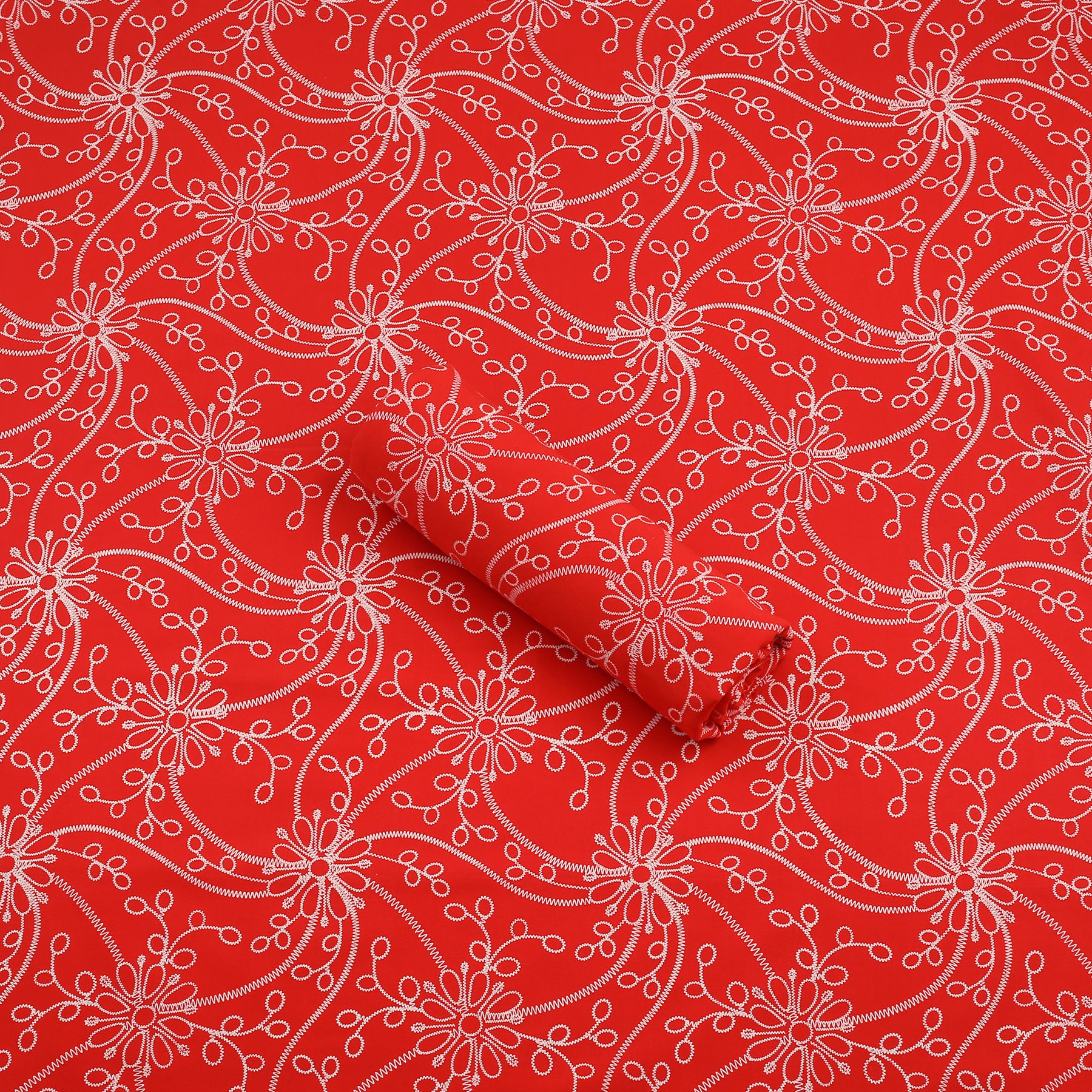 Rosso Flora Linen 2pc