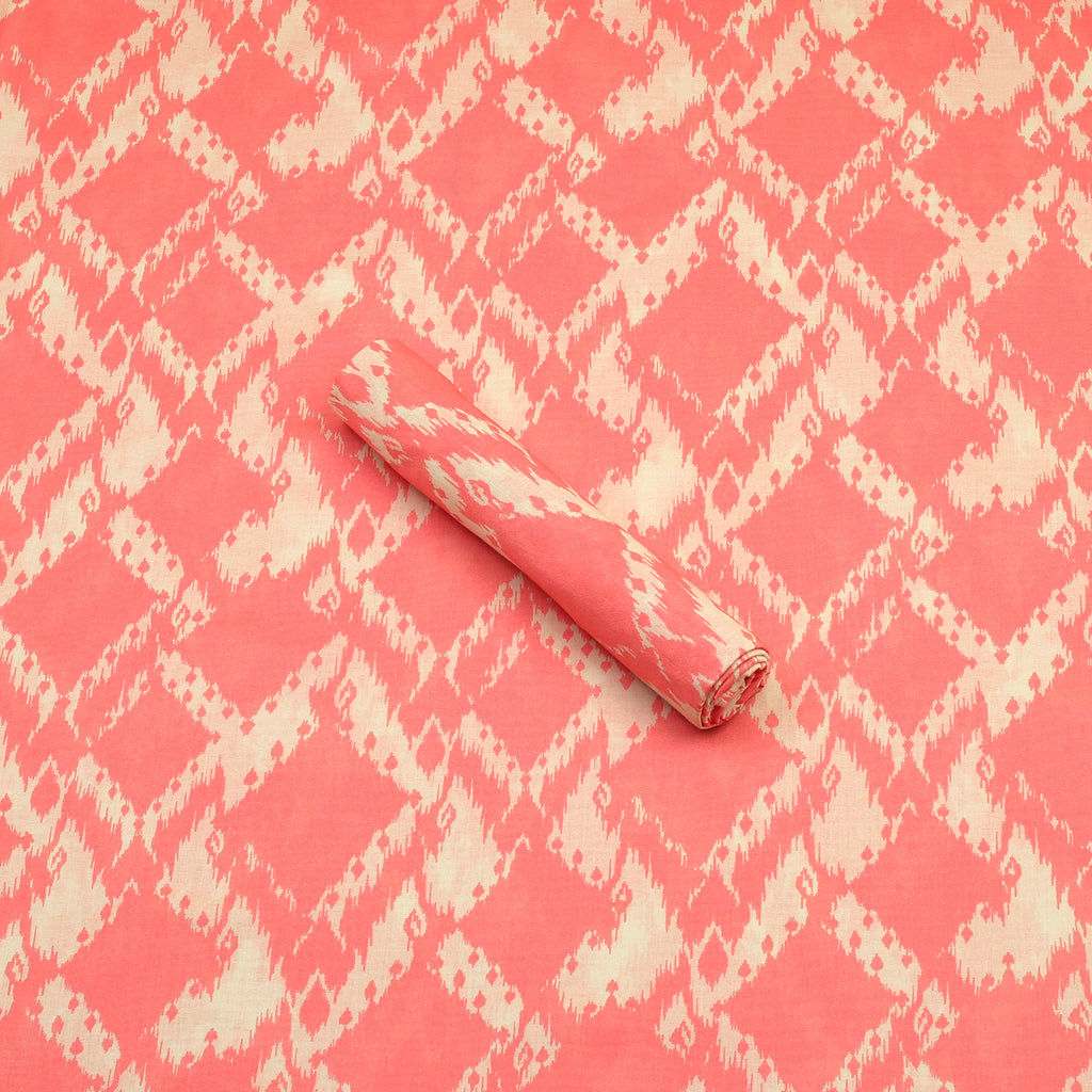 Coral Ikat Lawn 2pc