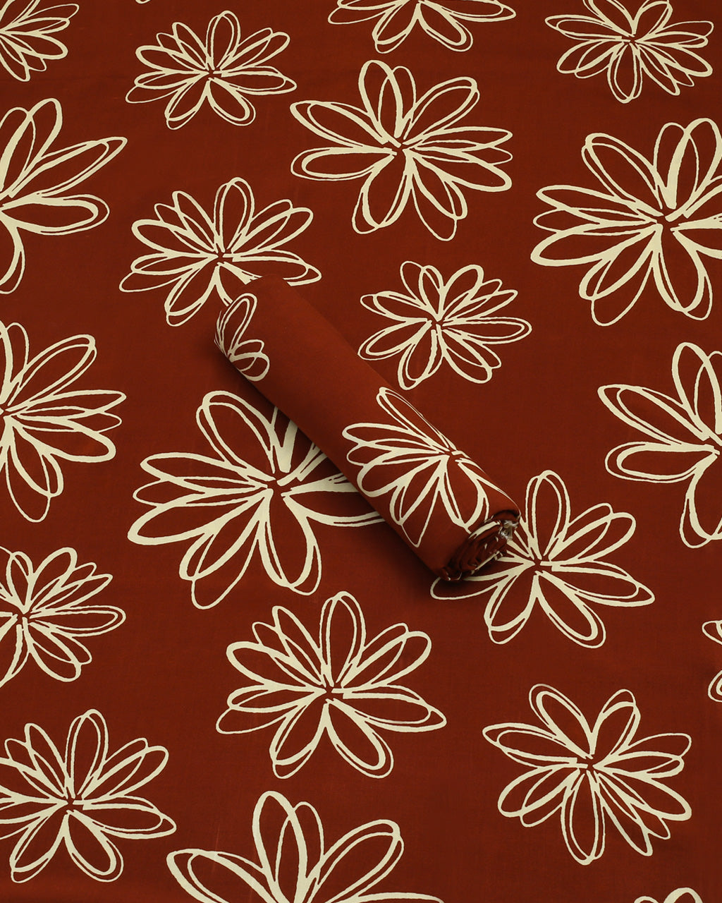 Rust Outline Linen 2 Piece