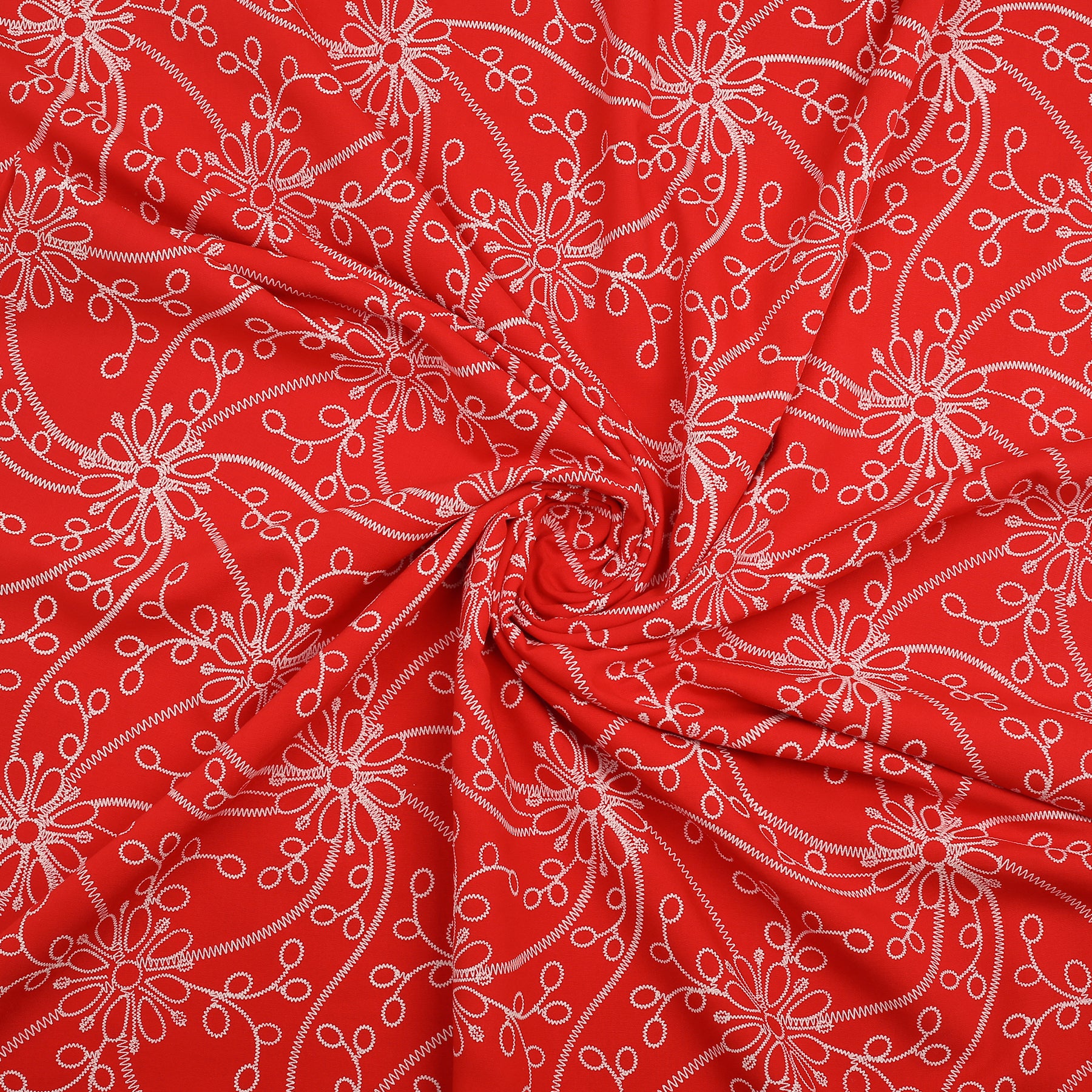 Rosso Flora Linen 2pc