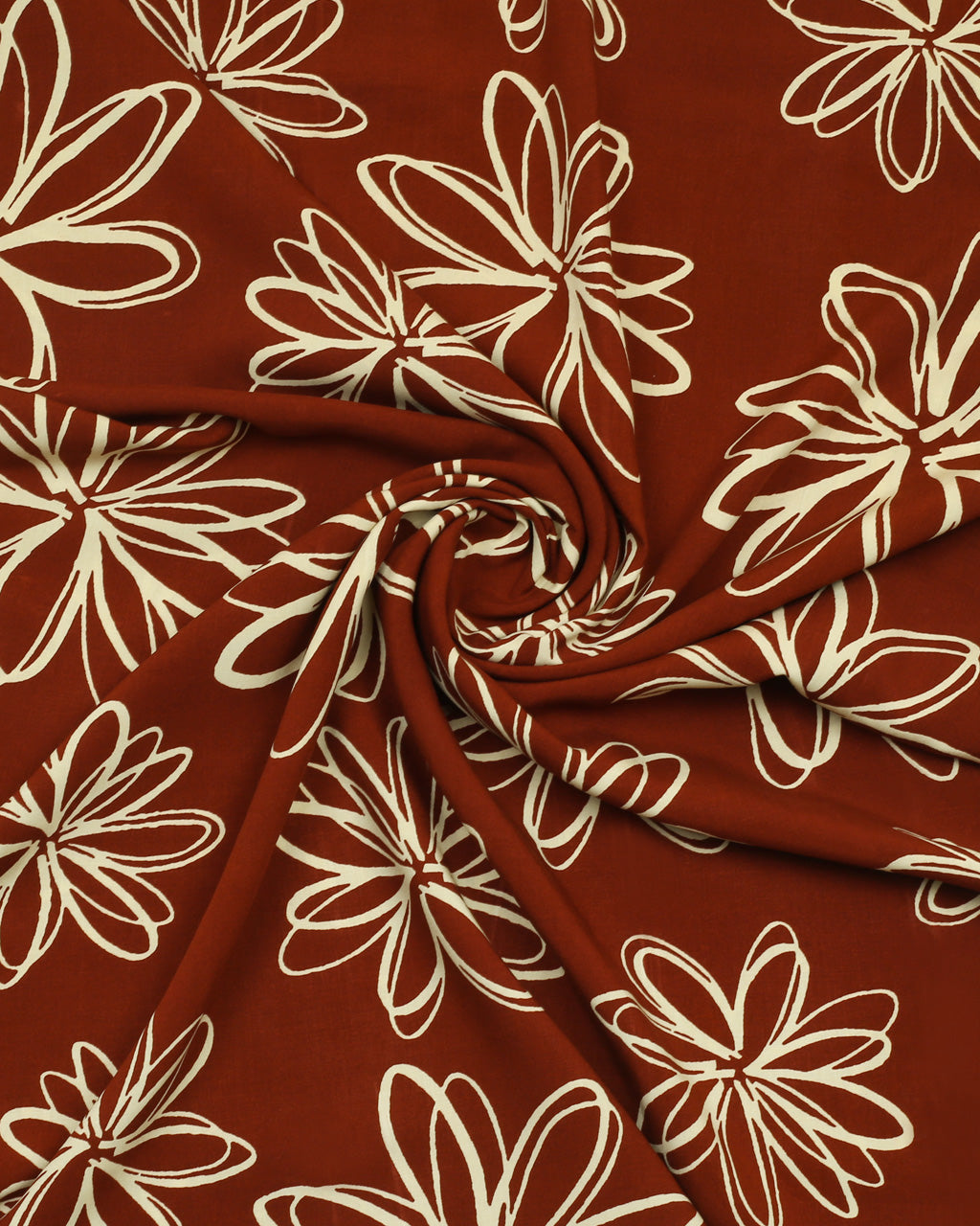 Rust Outline Linen 2 Piece