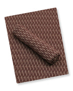 Maroon Geometric Linen 2 Piece