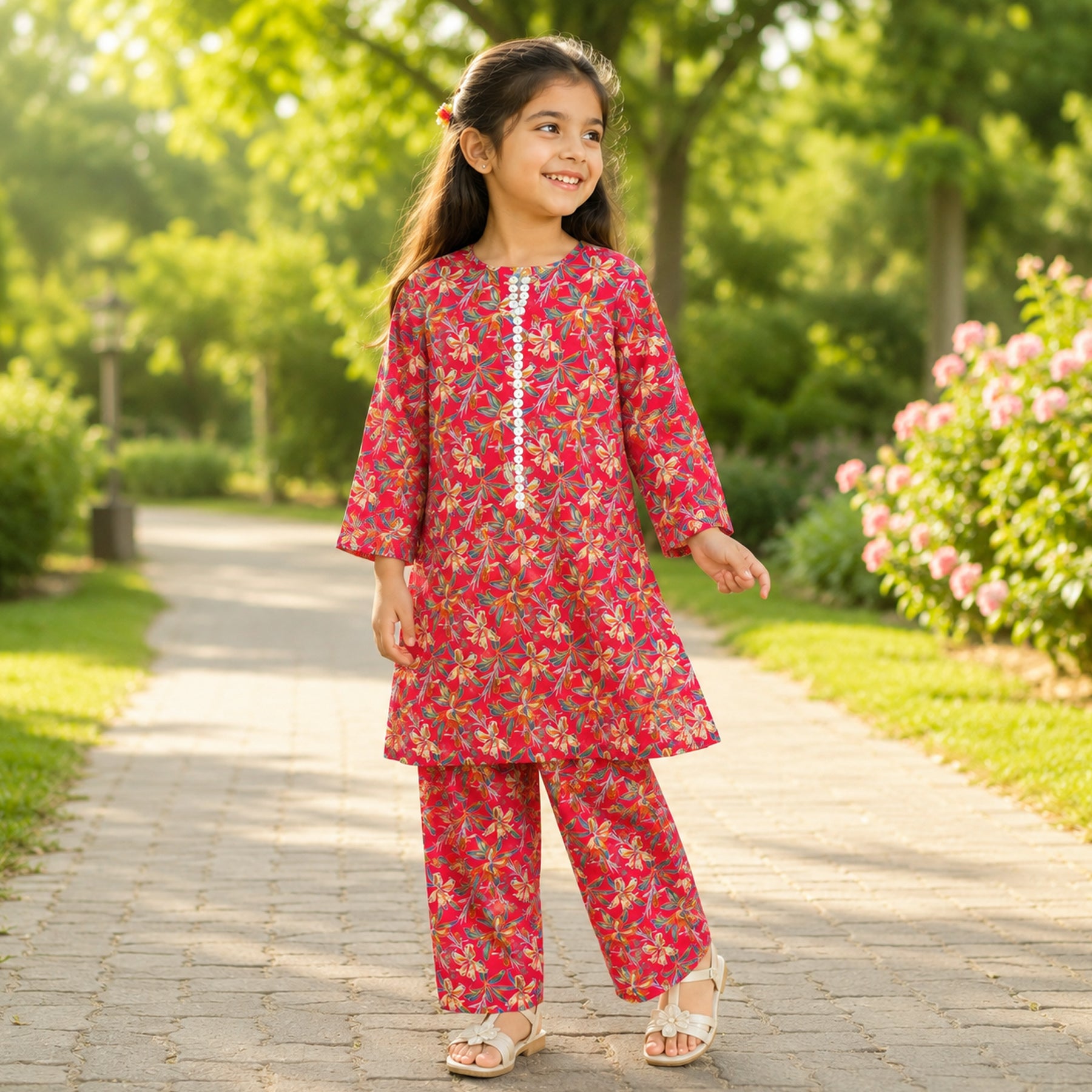 Rosy Royale Co-Ord Set