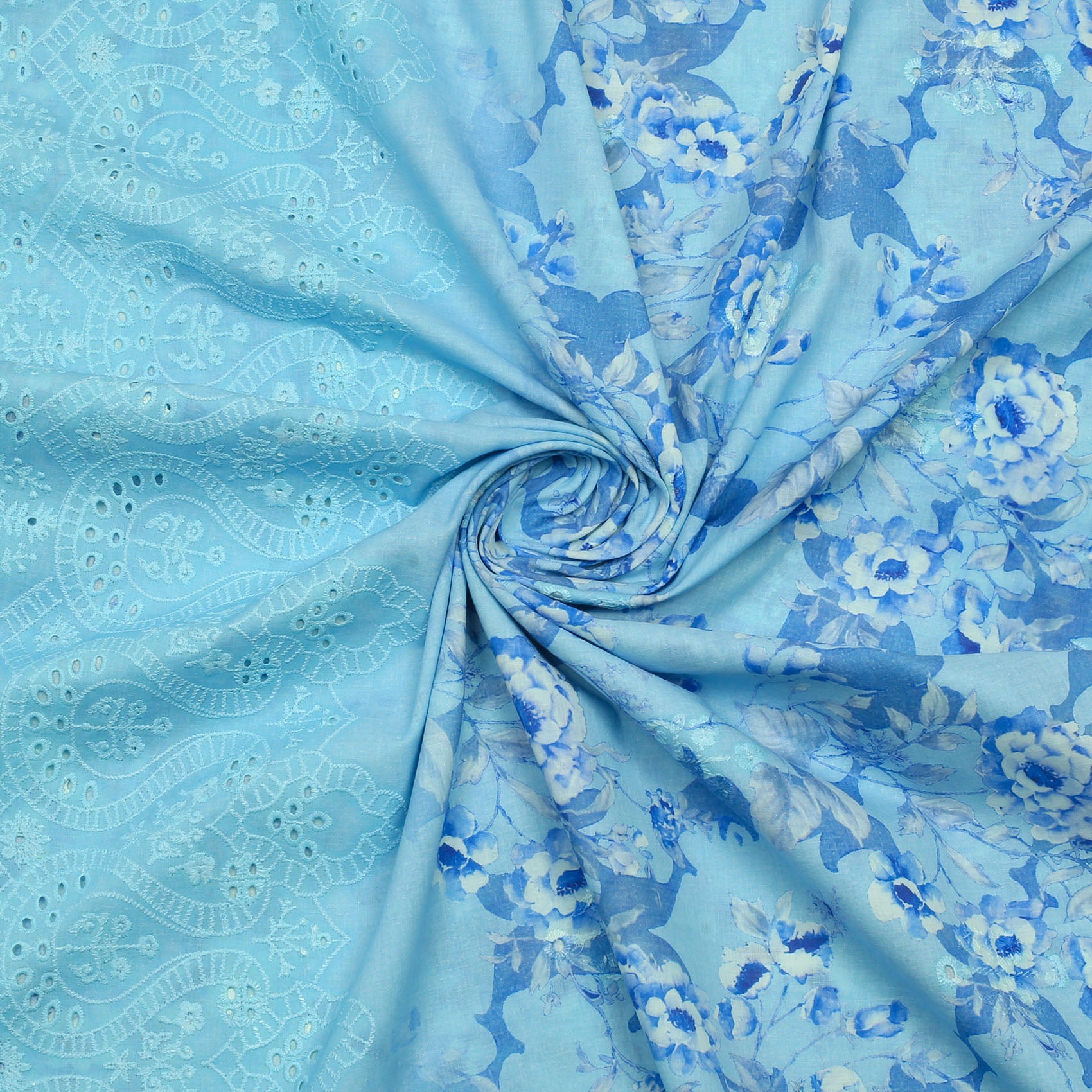 Periwinkle Petals Lawn 3pc