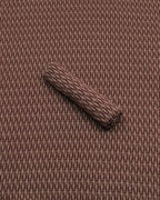 Maroon Geometric Linen 2 Piece