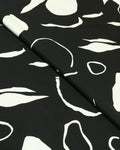 Noir Abstract Linen 2 Piece