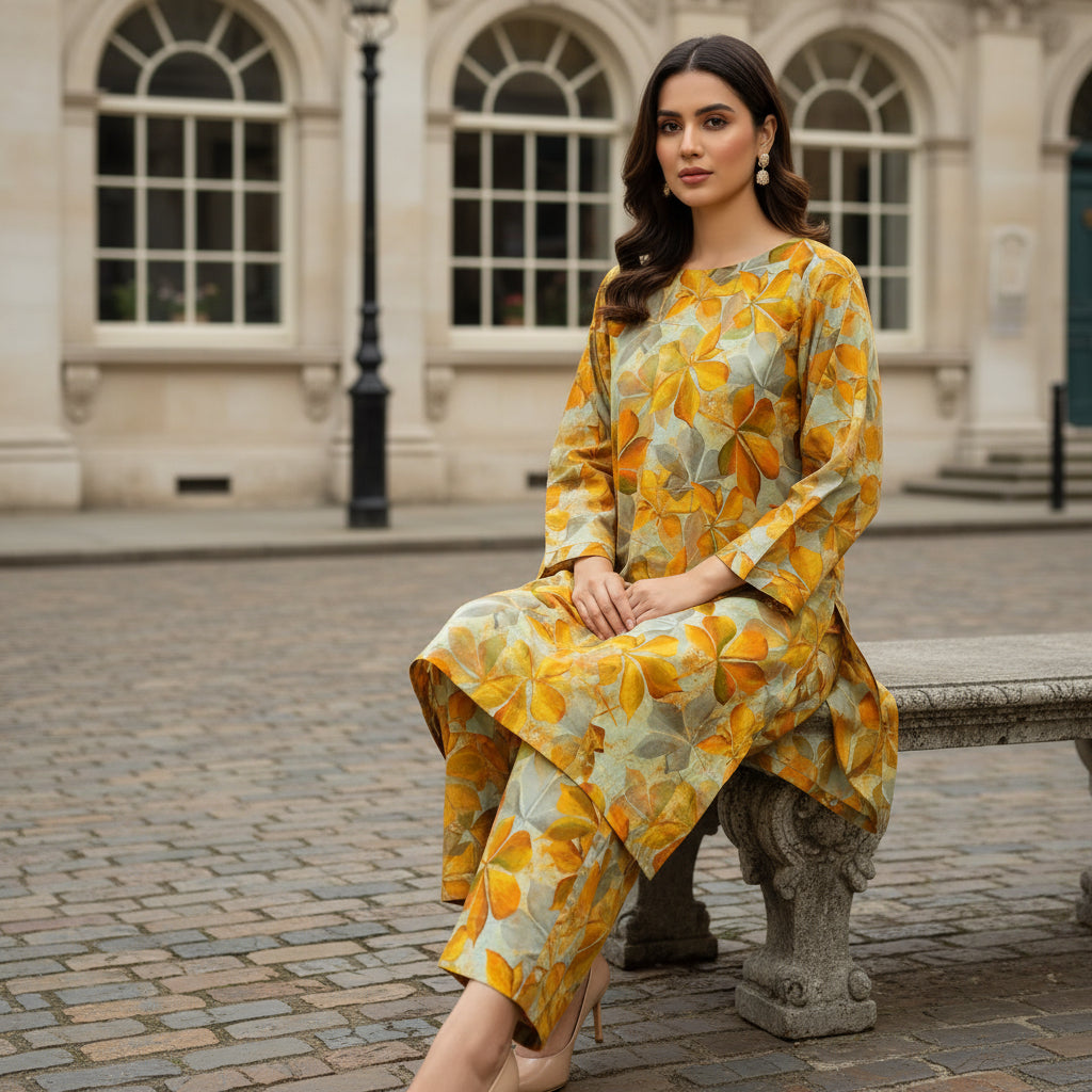 Golden Harvest linen 2pc