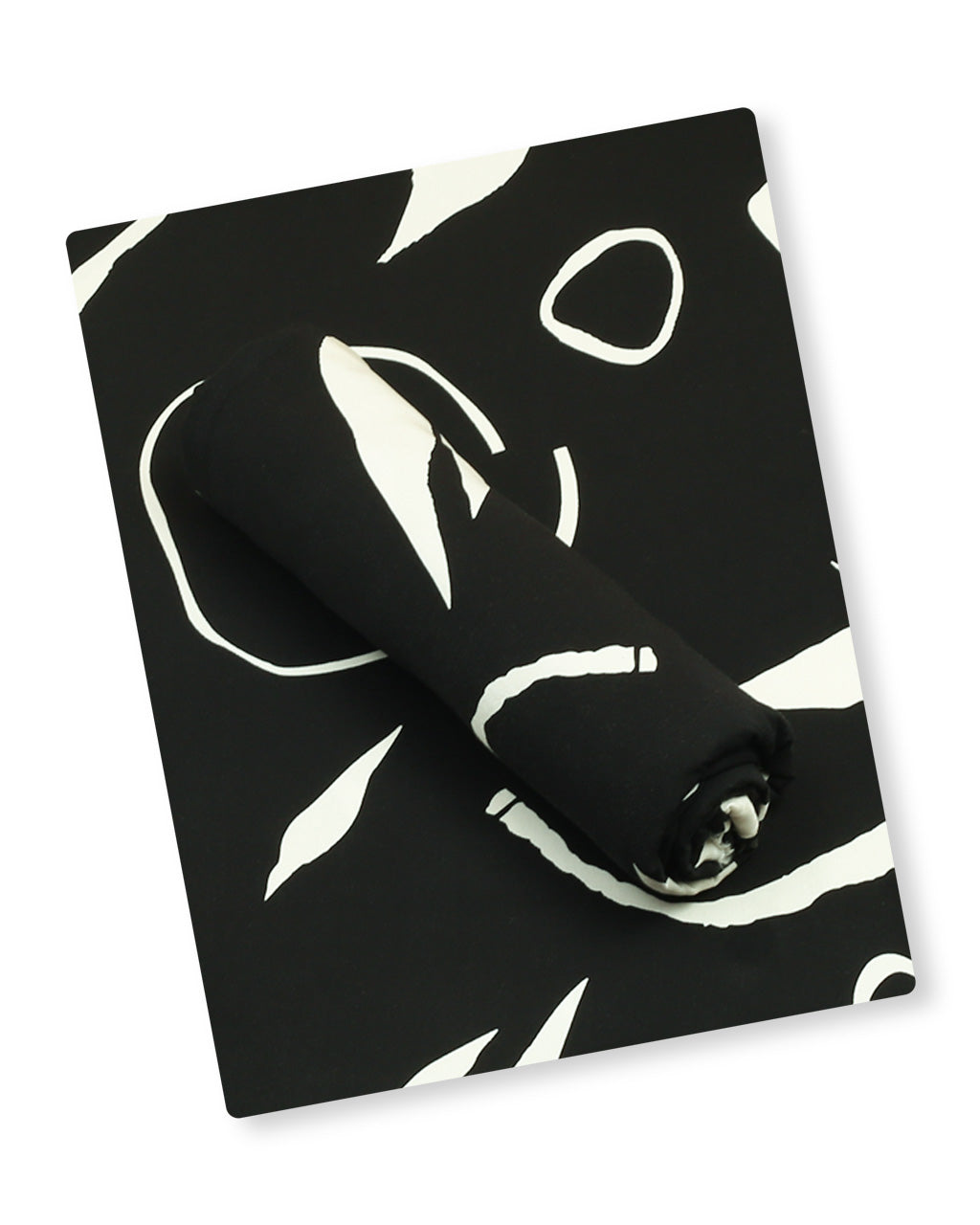 Noir Abstract Linen 2 Piece