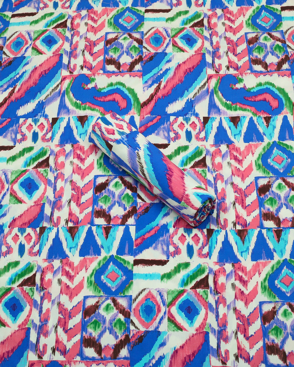 Colour Block Linen 2 Piece