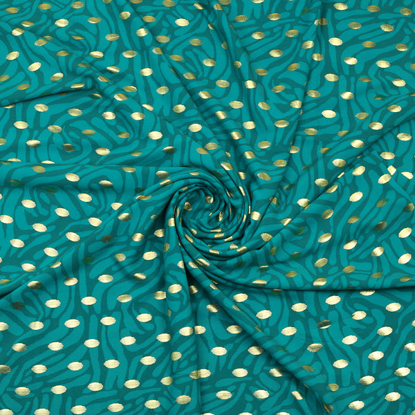 Teal Mirage Linen Shirt