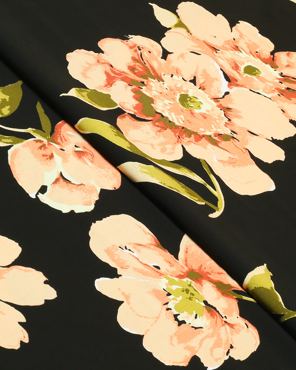 Black Camellia Linen 2 Piece