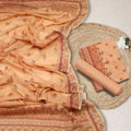 Peach Aura Lawn 3pc