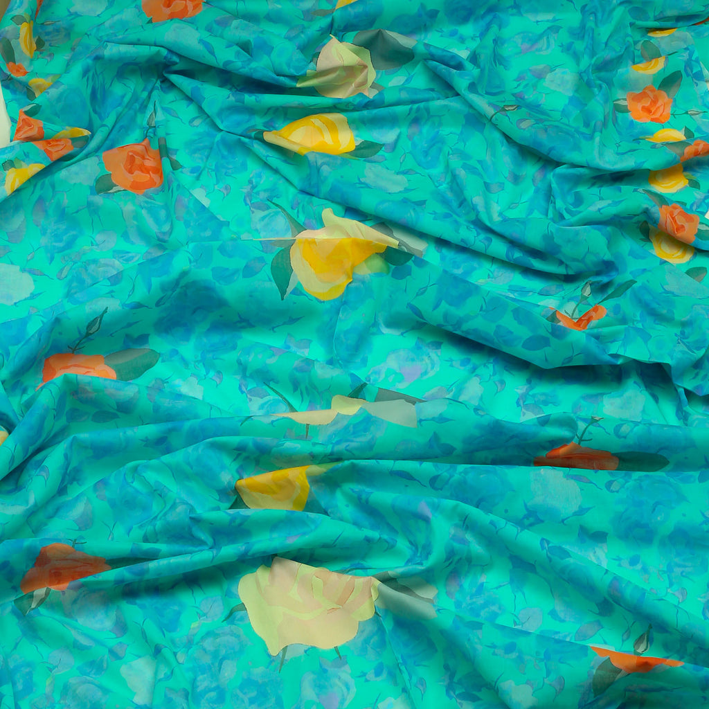 Teal Tropicana Lawn 3pc