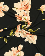 Black Camellia Linen 2 Piece