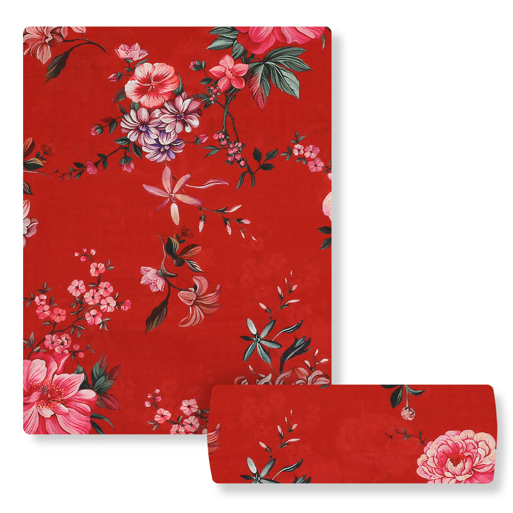 Red Peony Lawn Shirt