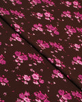 Espresso Floral Linen 2 Piece