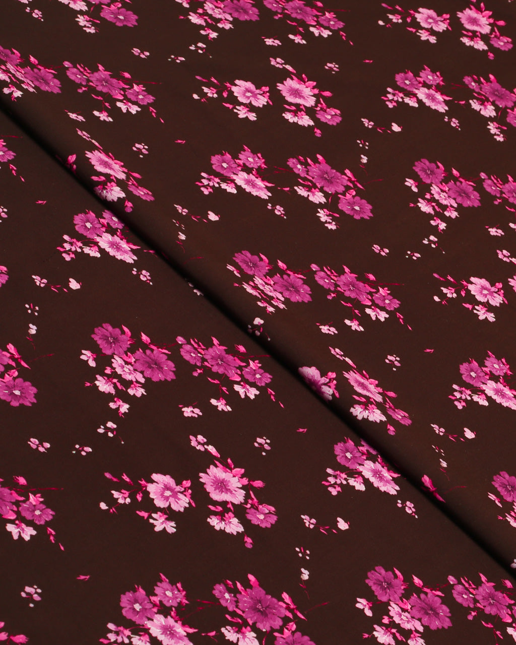 Espresso Floral Linen 2 Piece