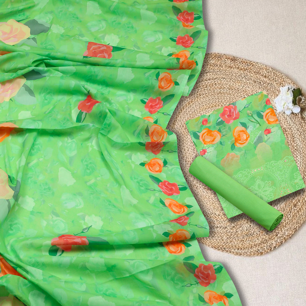 Lime Rosé Lawn 3pc