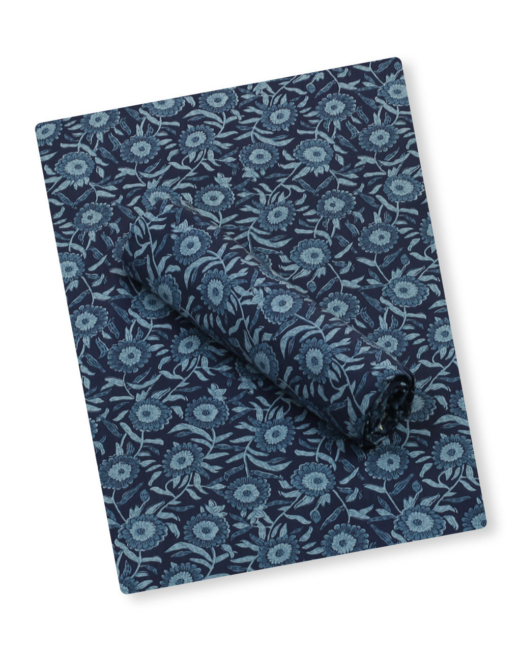 Blue Gulbahar Linen 2 Piece