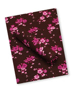 Espresso Floral Linen 2 Piece