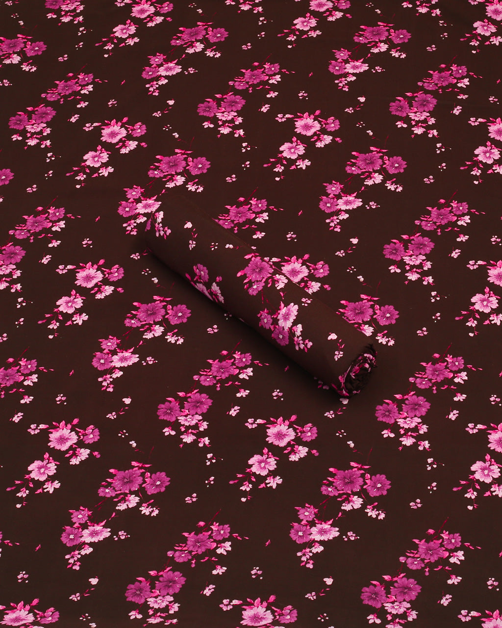Espresso Floral Linen 2 Piece