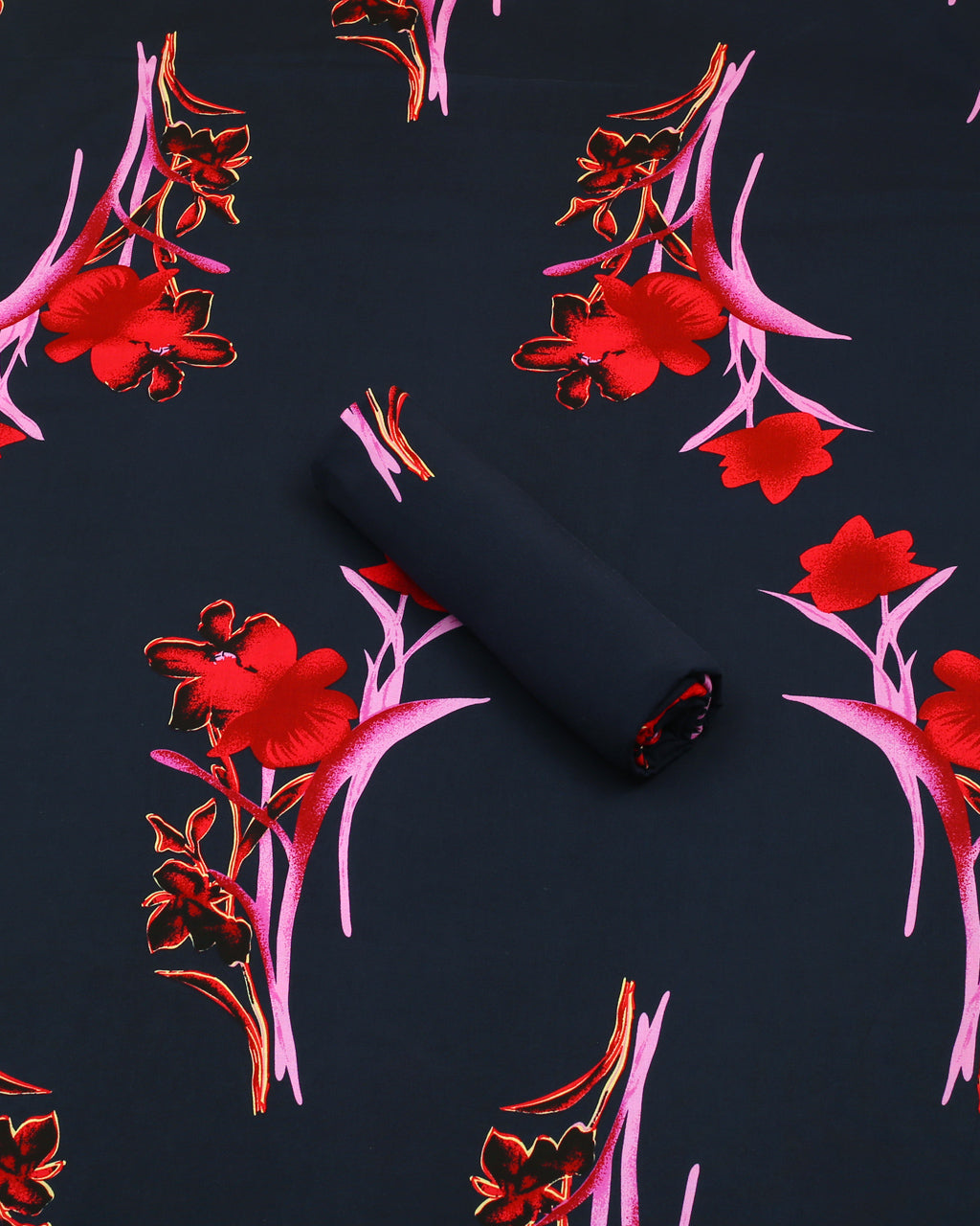 Flame Orchid Linen 2 Piece