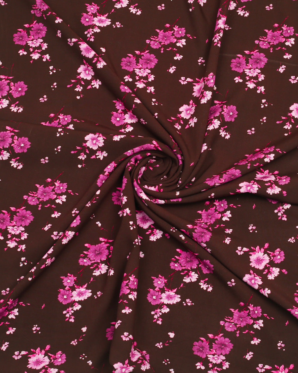 Espresso Floral Linen 2 Piece