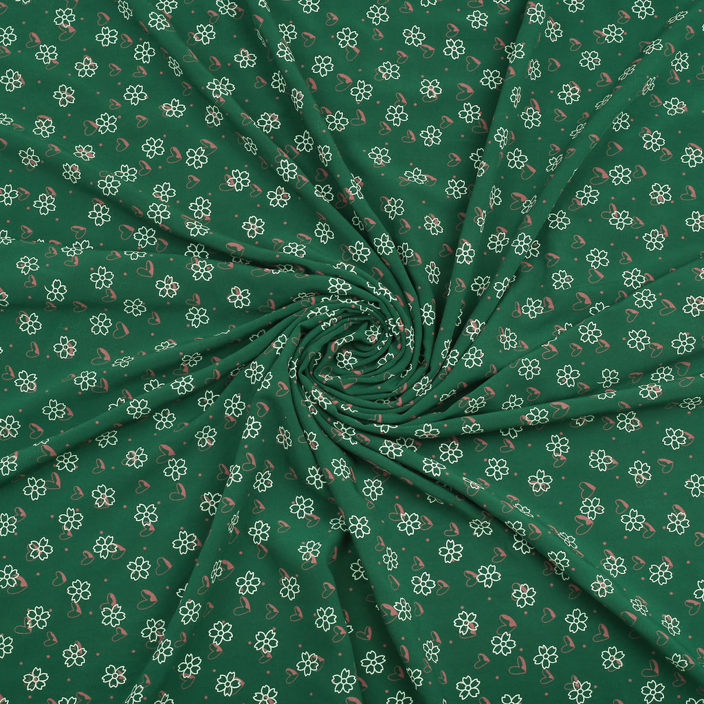 Evergreen Bloom Linen