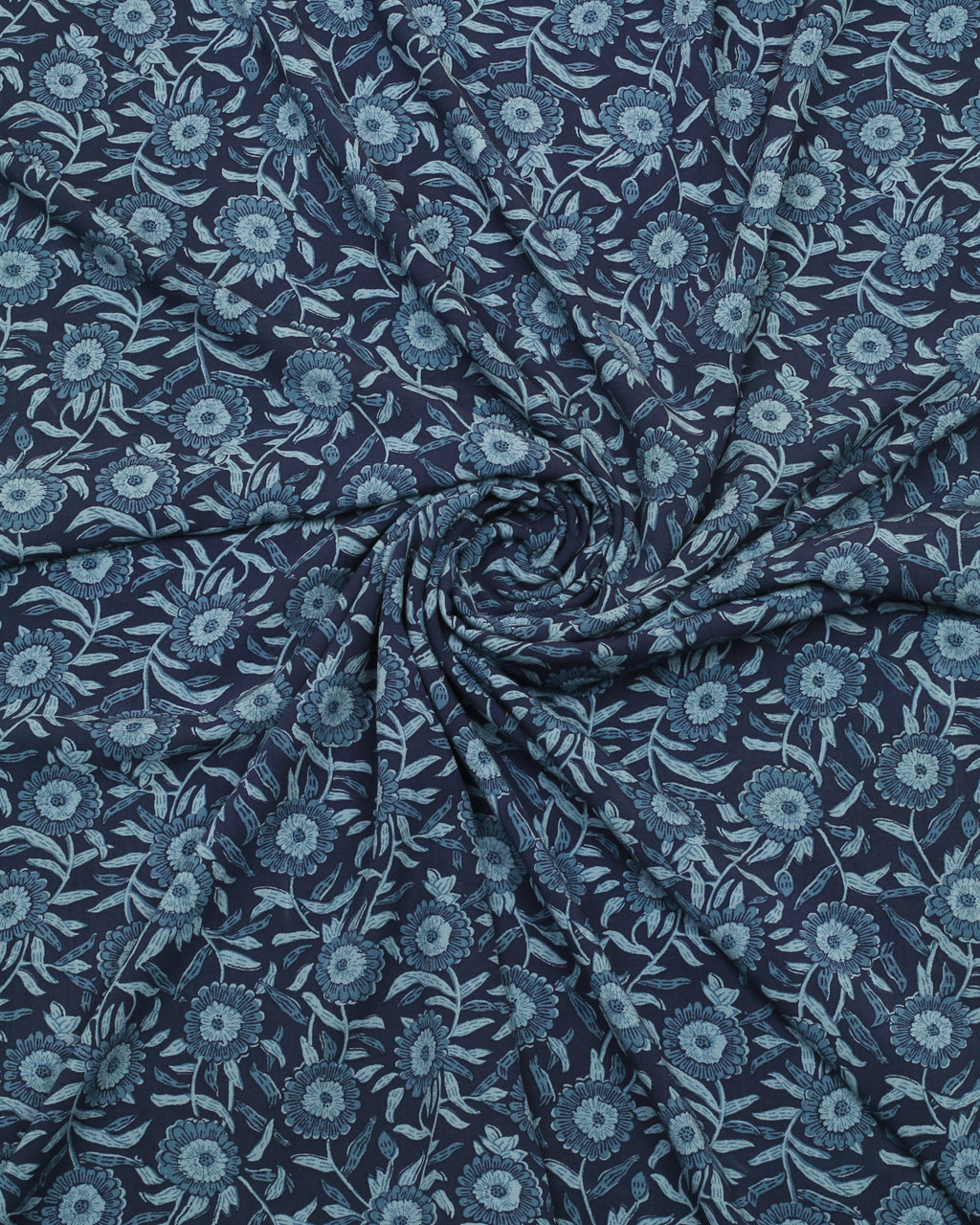 Blue Gulbahar Linen Shirt