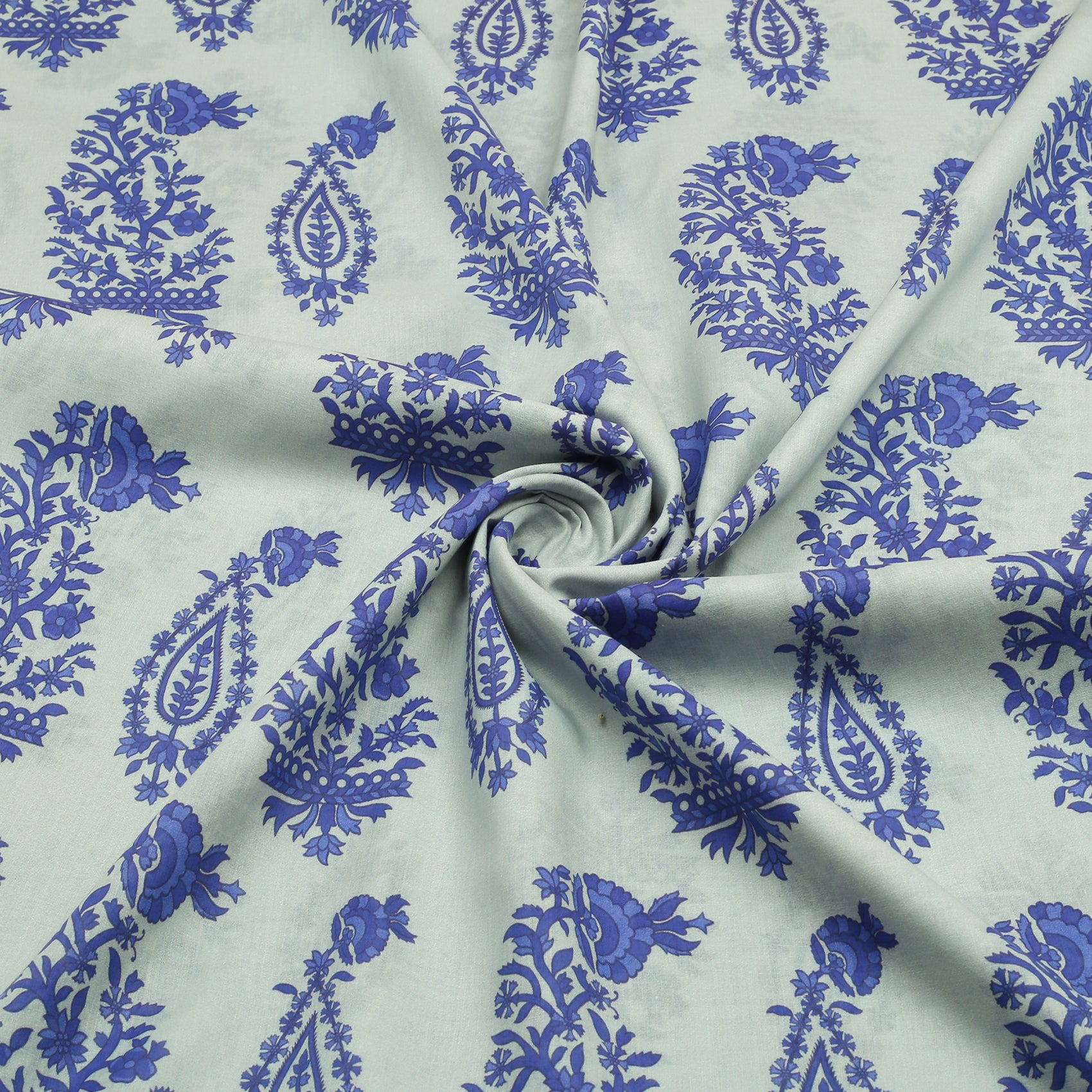 Azure Paisley Lawn Shirt