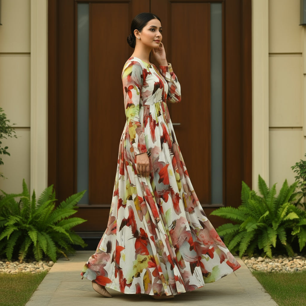 Crimson Haze Linen 2pc