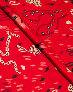 Red Fable Silk 2 Piece