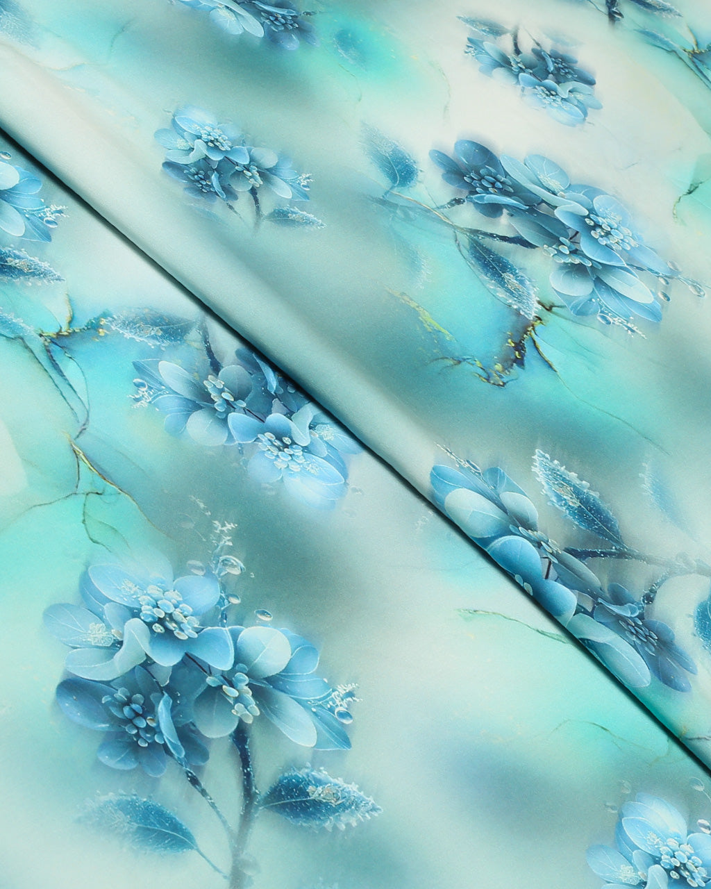 Blue Nilofar Linen 2 Piece