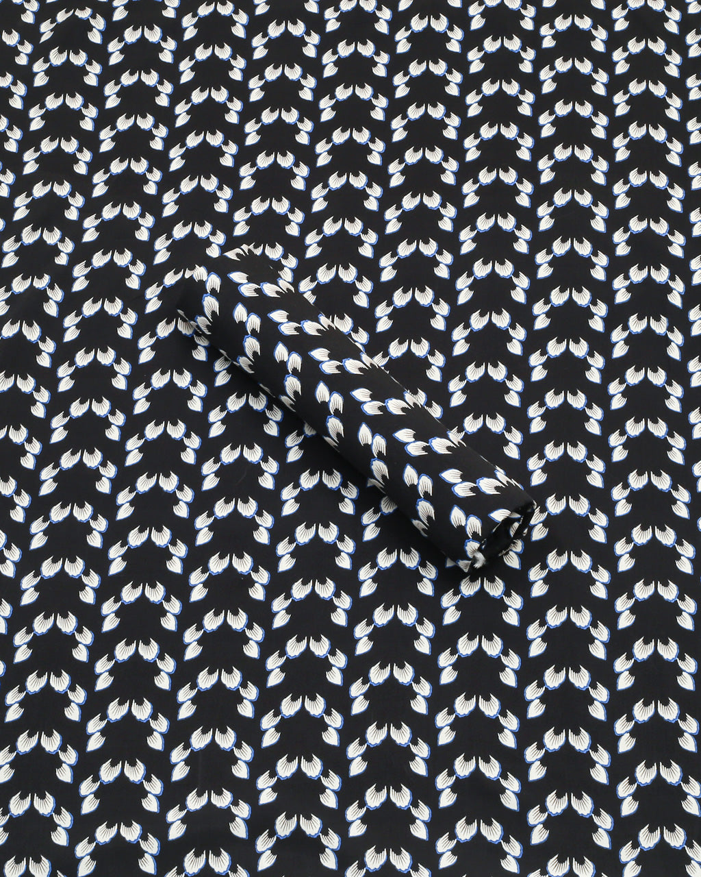 Black Chevron Linen 2 Piece