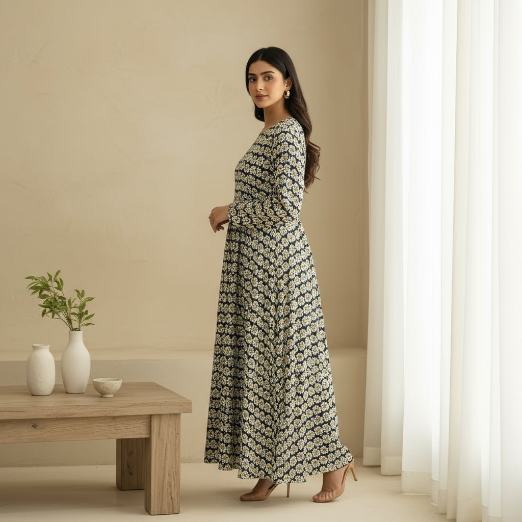 Daisy Noir Linen 2pc