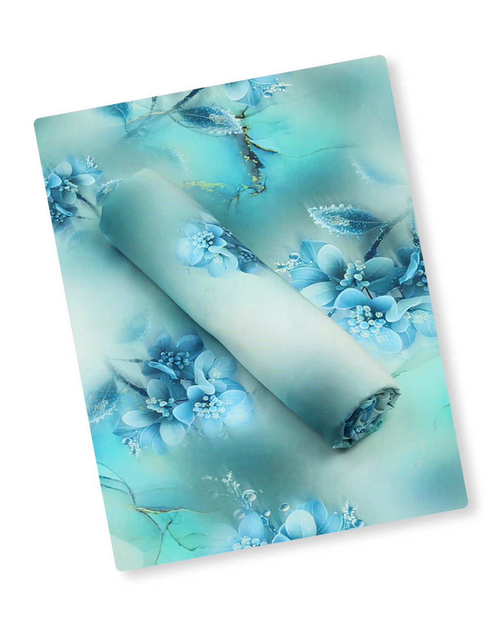 Blue Nilofar Linen 2 Piece