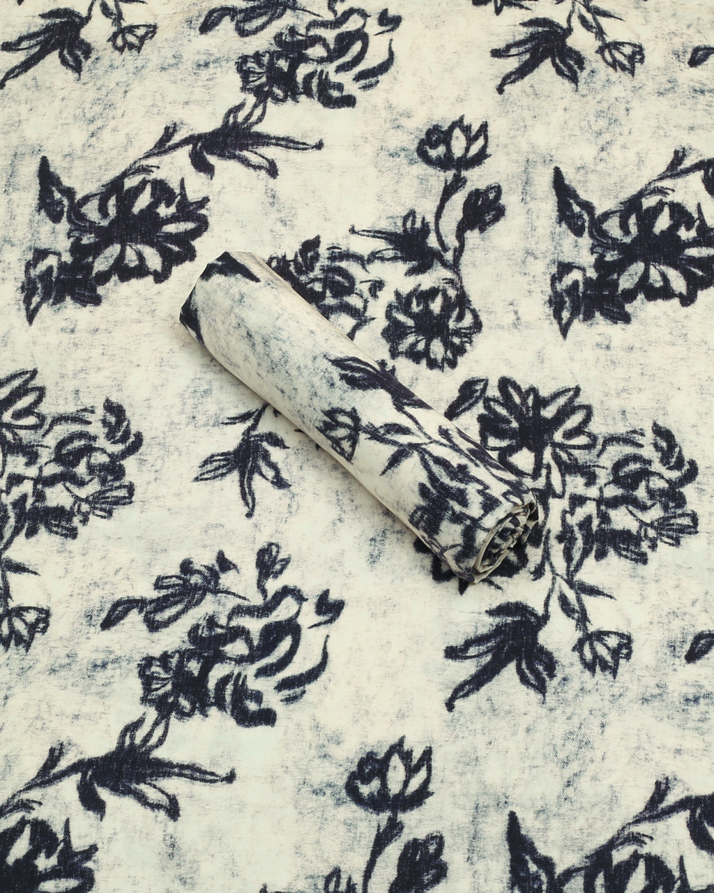 Denim Floral Linen 2 Piece