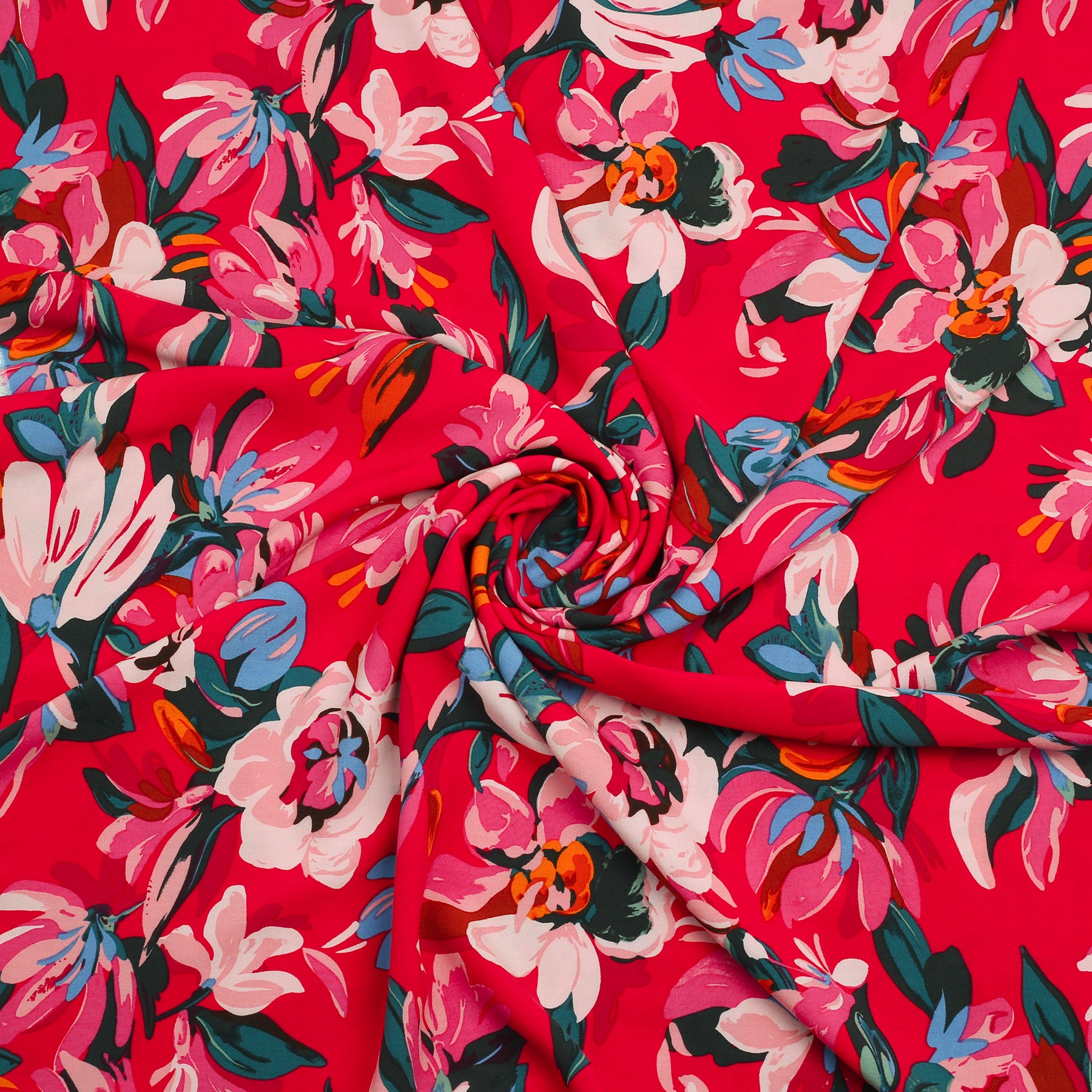 Flame Fleur Linen Shirt