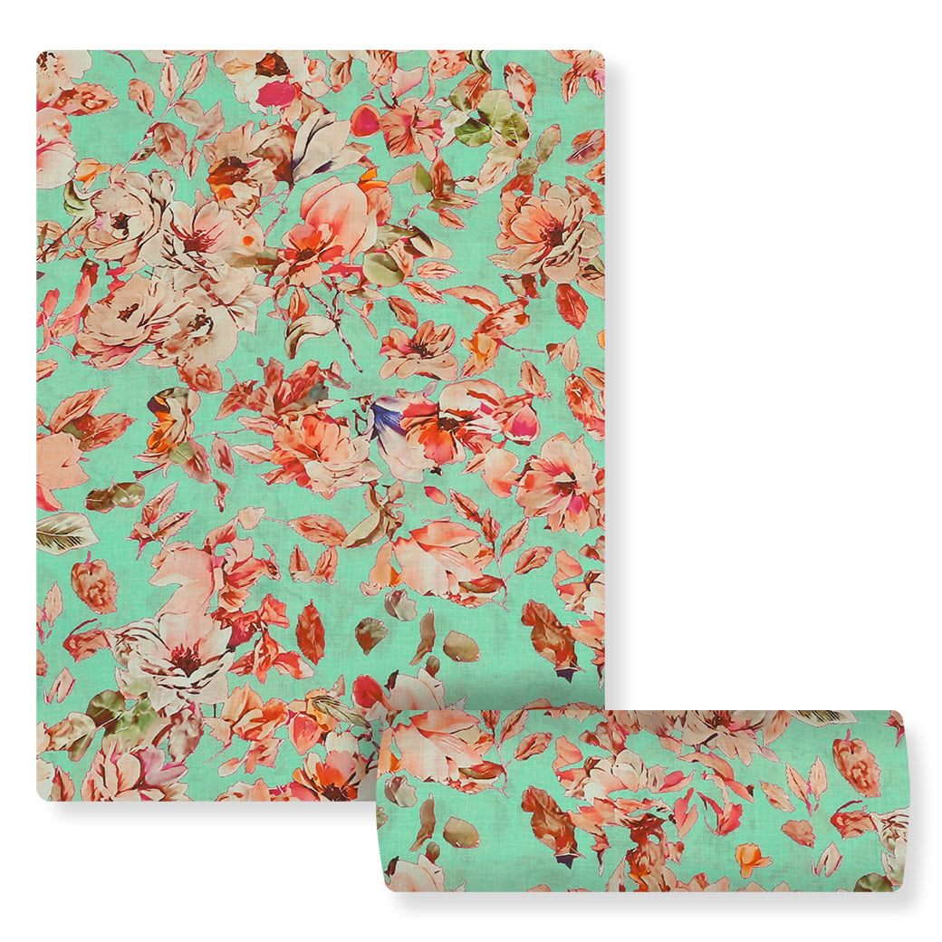 Mint Rose Lawn 2pc