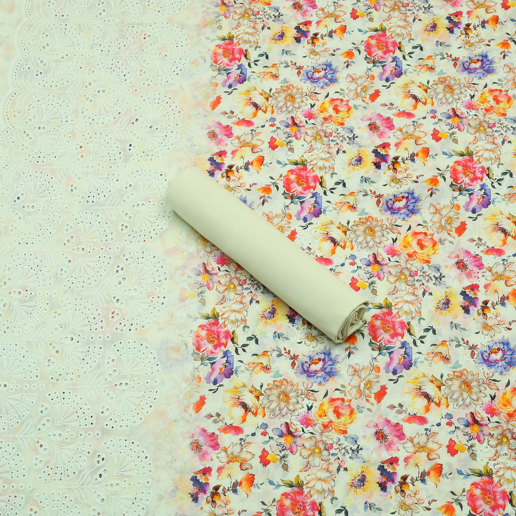 Mint Confetti Lawn 3pc