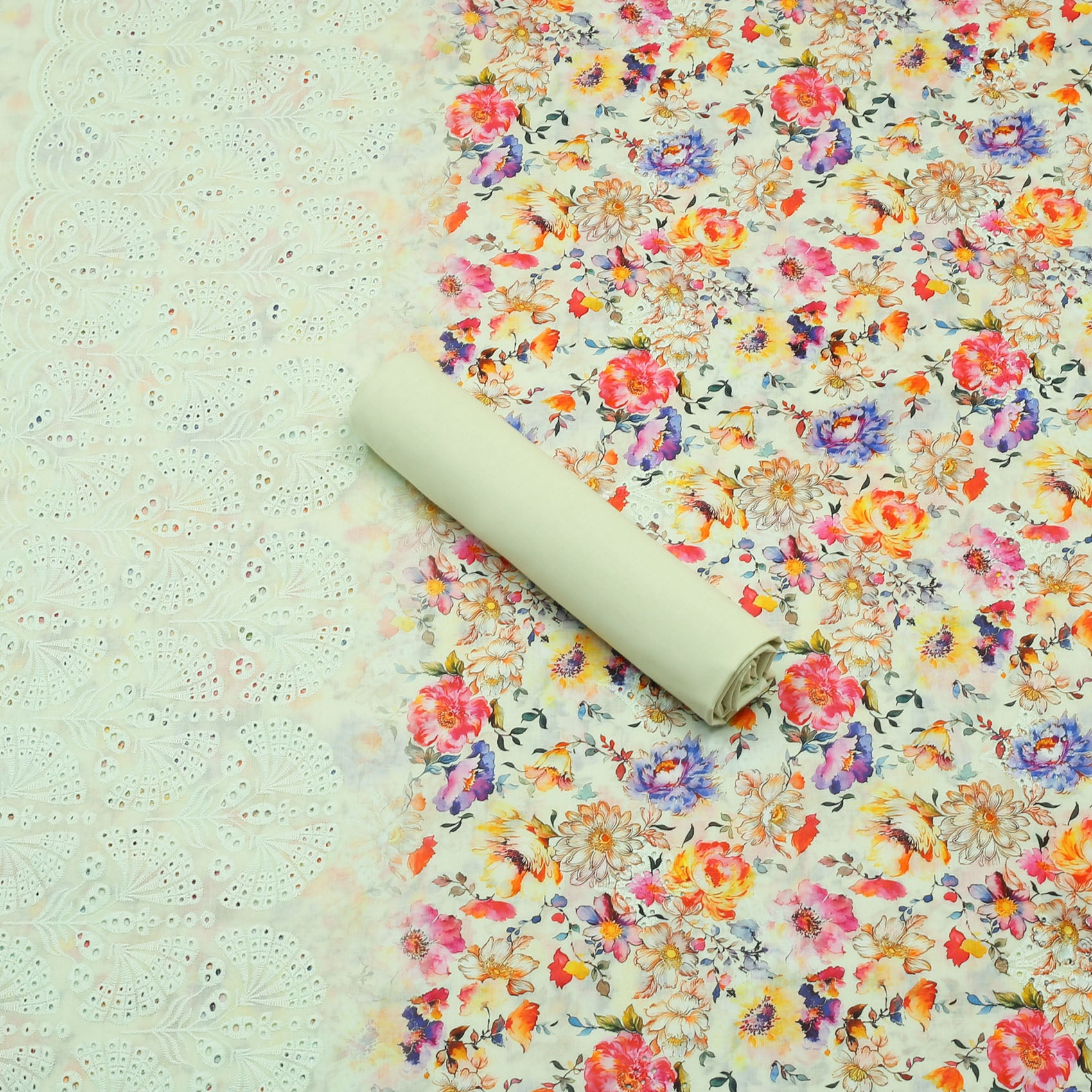 Mint Confetti Lawn 3pc