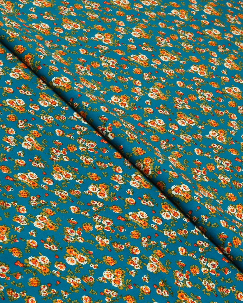 Calico Teal Linen 2 Piece