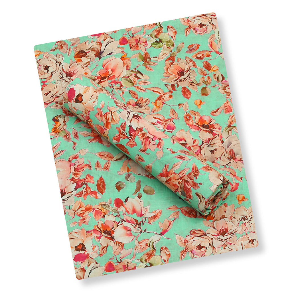 Mint Rose Lawn 2pc