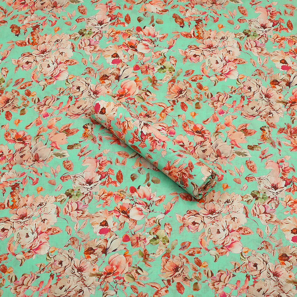 Mint Rose Lawn 2pc