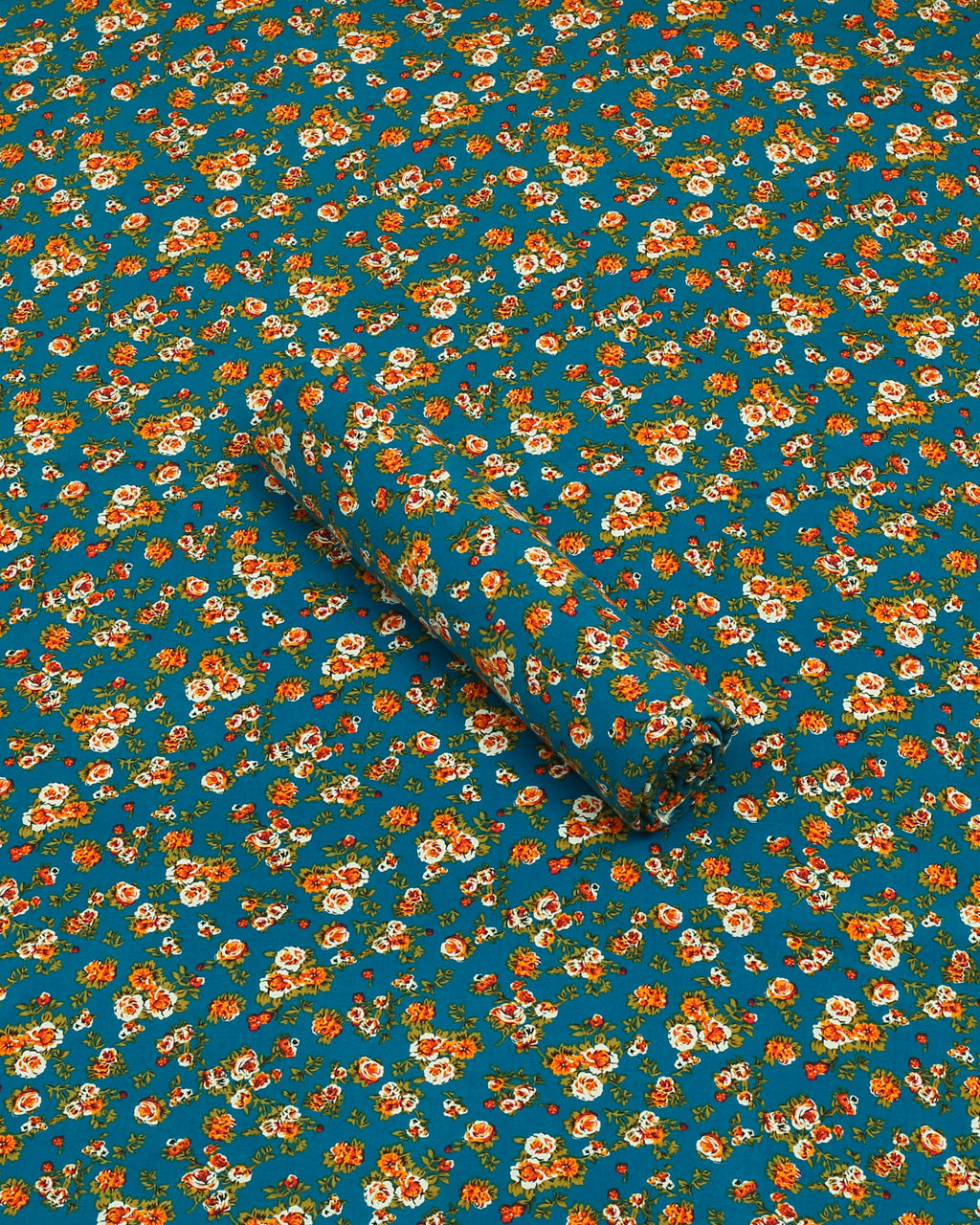 Calico Teal Linen 2 Piece