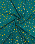 Teal Scattered Linen Shirt