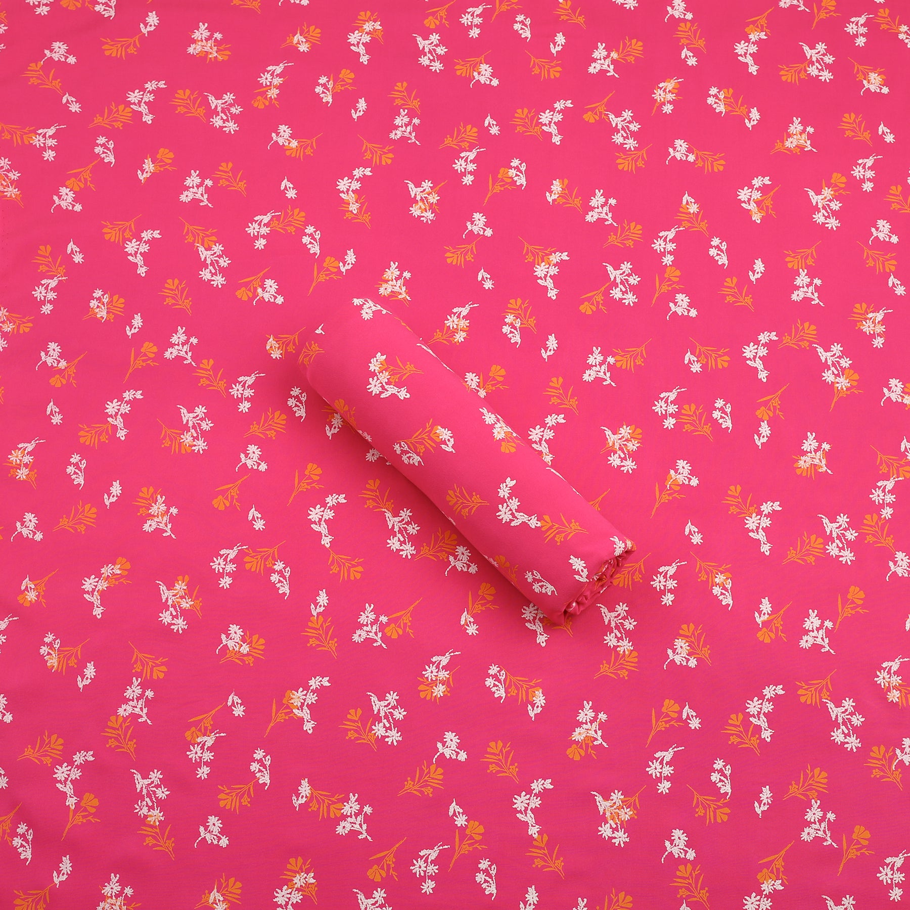 Fuchsia Bloom Linen 2pc