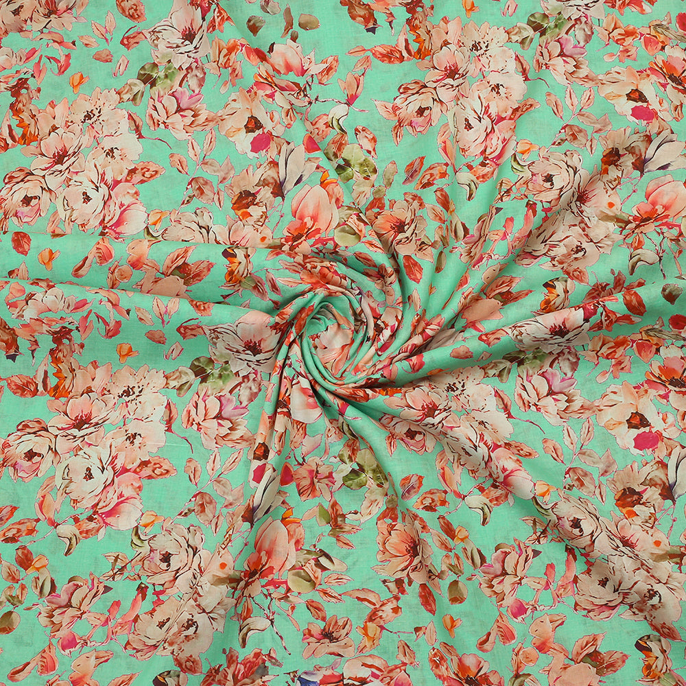 Mint Rose Lawn 2pc